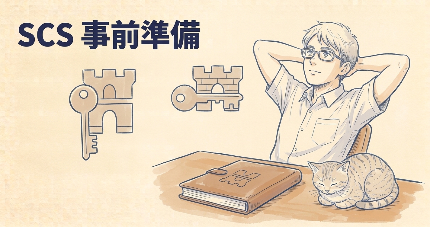 SCS事前準備